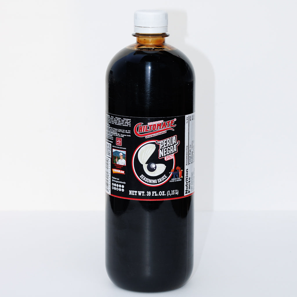 Chiltomate®️Perla Negra Spicy Seasoning Sauce